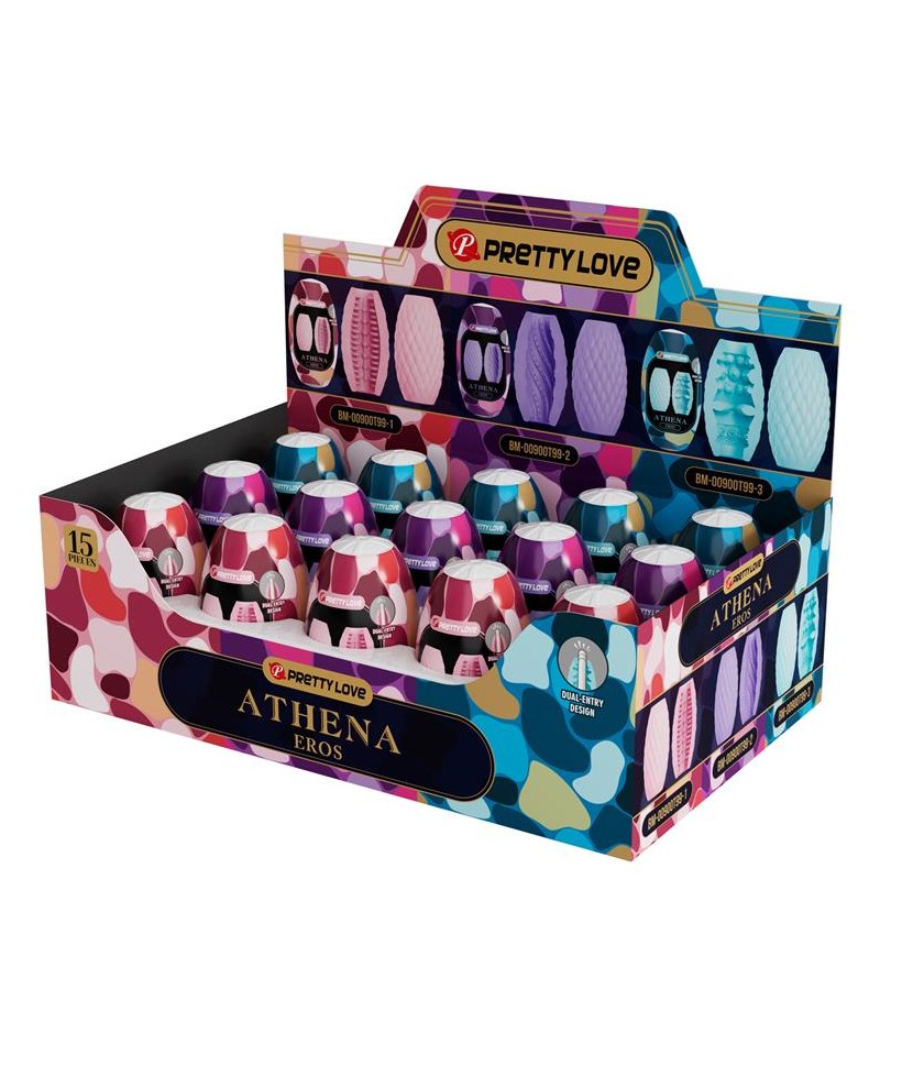 Eros Huevo Masturbador Display 15 uds Surtido Eros Huevo Masturbador Display 15 uds Surtido
