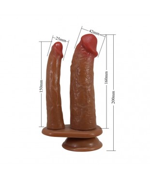 Hulbert Dildo Doble con Vibracion