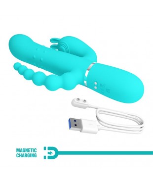 Cammy Vibrador con Bolas Rotadoras y Cadena Anal Cammy Vibrador con Bolas Rotadoras y Cadena Anal