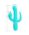 Cammy Vibrador con Bolas Rotadoras y Cadena Anal
