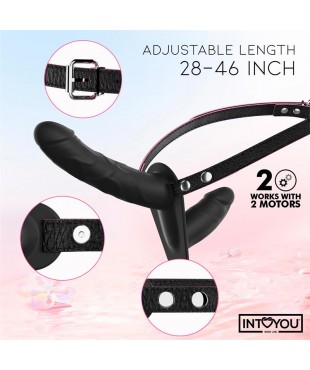 Jordan Arnes Dildo Doble con Vibracion y Control Remoto