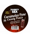 20 Caramelos Forma de Pene Sabor Ron Cola