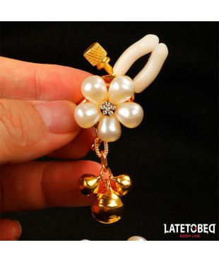 Pinzas para Pezones con Flor de Perlas Pinzas para Pezones con Flor de Perlas