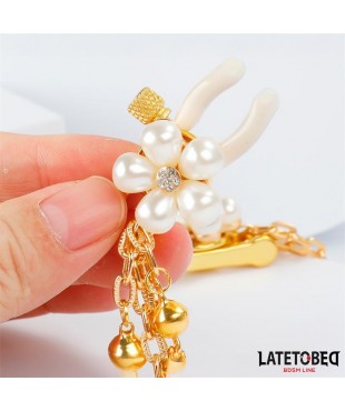 Pinzas para Pezones con Cadena y Flor de Perlas Pinzas para Pezones con Cadena y Flor de Perlas