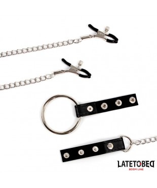 Pinzas para Pezones con Anillo para el Pene Pinzas para Pezones con Anillo para el Pene