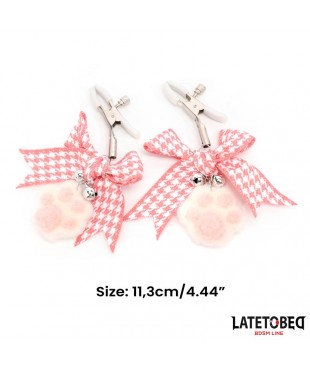 Pinzas para Pezones Pompon de Patita Pinzas para Pezones Pompon de Patita