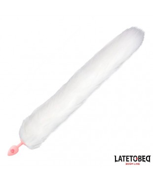 Plug Anal con Cola de Zorro Rosa