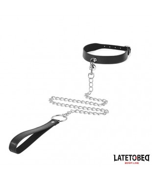 Collar con Cascabel y Correa