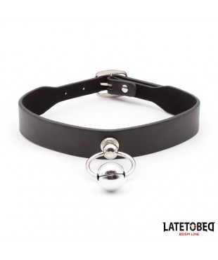 Collar con Cascabel y Correa