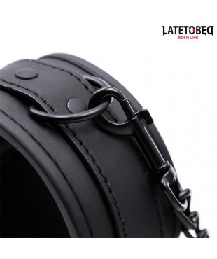 Esposas con Cadena Negro Solido Esposas con Cadena Negro Solido
