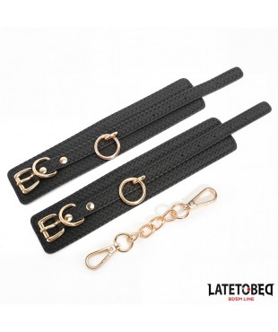 Esposas para Tobillo con Cadena Dorada Esposas para Tobillo con Cadena Dorada