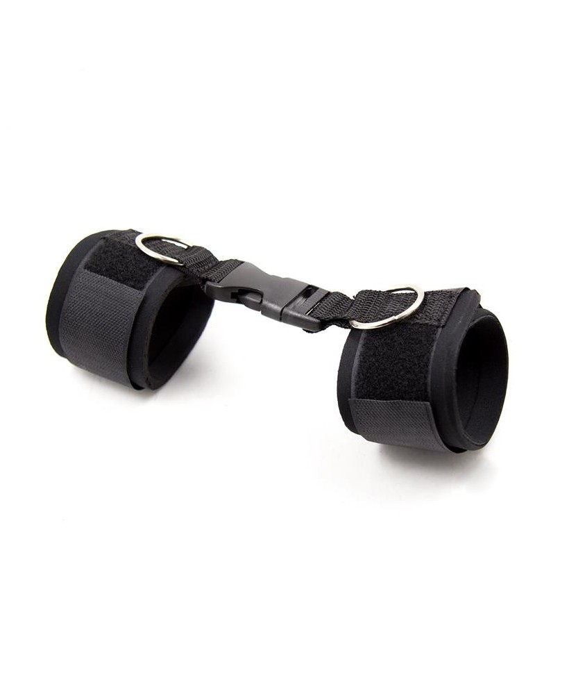 Esposas de Neopreno para Tobillos con Velcro Negro Esposas de Neopreno para Tobillos con Velcro Negro
