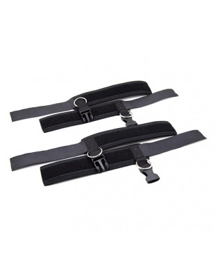 Esposas de Neopreno para Tobillos con Velcro Negro Esposas de Neopreno para Tobillos con Velcro Negro