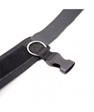 Esposas de Neopreno para Tobillos con Velcro Negro Esposas de Neopreno para Tobillos con Velcro Negro
