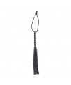 Flogger de Silicona con Mango con 6 Bolas 26 cm Negro