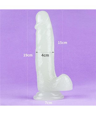 Dildo Lumino 75 Luz Azul Dildo Lumino 75 Luz Azul