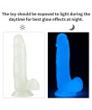 Dildo Lumino 75 Luz Azul