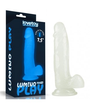 Dildo Lumino 75 Luz Azul Dildo Lumino 75 Luz Azul