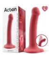 Bouncy Dildo Silicona Liquida Hiper Flexible 75 19 cm Talla L Burgundy