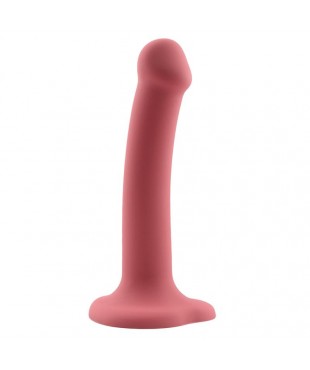 Bouncy Dildo Silicona Liquida Hiper Flexible 75 19 cm Talla L Burgundy