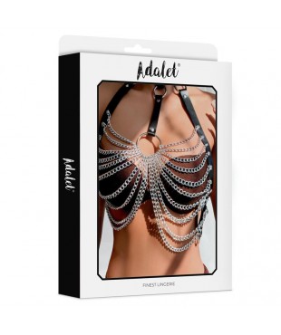 Samara Arnes de Pecho con Cadenas Cuero Vegano Tall unica Samara Arnes de Pecho con Cadenas Cuero Vegano Tall unica