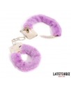 Esposas de Metal Furry de Pelo Purpura