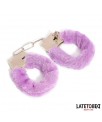 Esposas de Metal Furry de Pelo Purpura