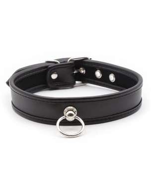 Collar con Aro Negro