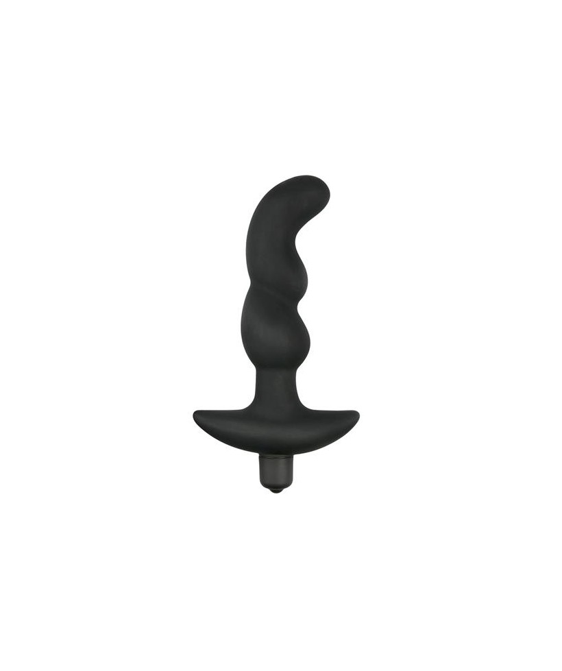 Vibrador Prostatico Silicona Negro Vibrador Prostatico Silicona Negro