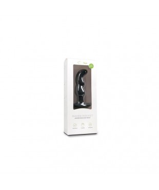 Vibrador Prostatico Silicona Negro Vibrador Prostatico Silicona Negro
