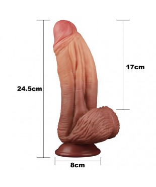 Dildo Nature King 10 Dual Layer