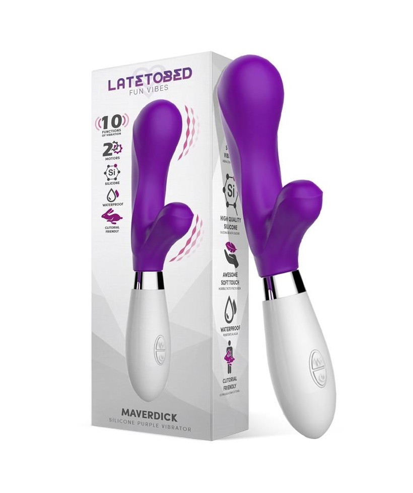 Maverdick Vibrador Silicona Purpura