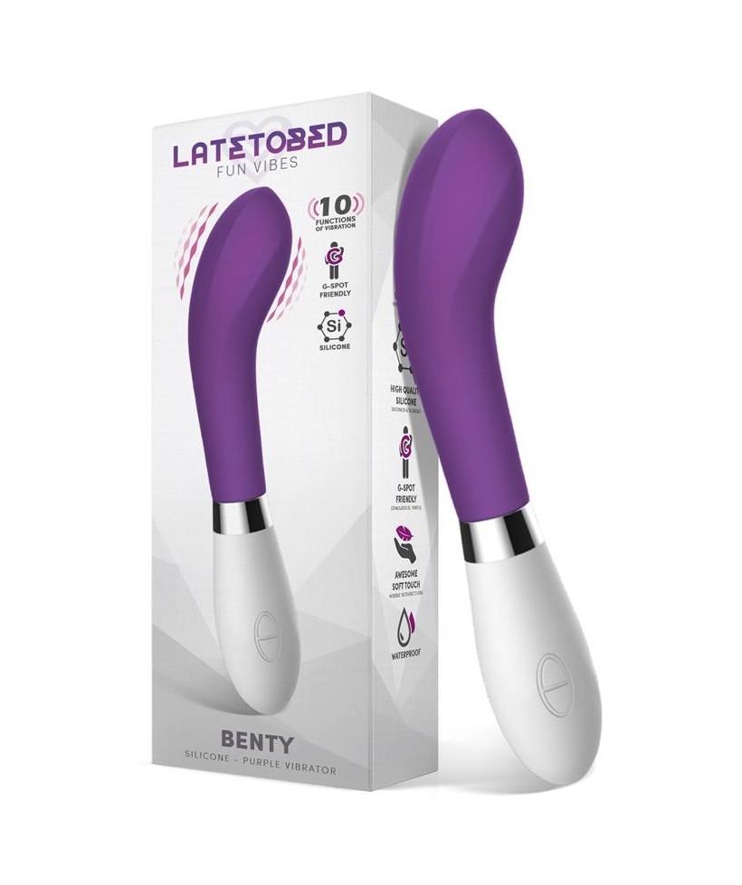 Benty Vibrador Silicona Purpura Benty Vibrador Silicona Purpura