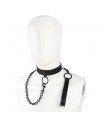 Collar con Correa Negro