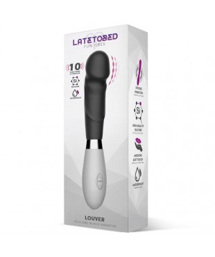 Louver Vibrador Silicona Negro