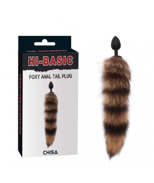 Plug Anal con Cola de Pelo Foxy Anal Tail Plug