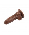 Dildo Jumbo Jack 6 con Vibracion marron