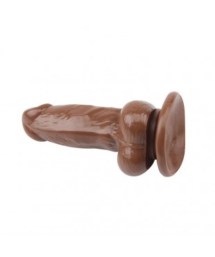 Dildo Jumbo Jack 6 con Vibracion marron Dildo Jumbo Jack 6 con Vibracion marron