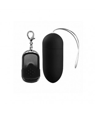 Huevo Vibrador con Control Remoto Negro Huevo Vibrador con Control Remoto Negro