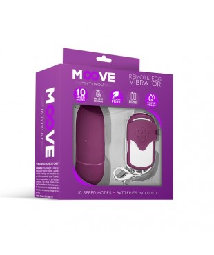 Huevo Vibrador con Control Remoto Dark Purple