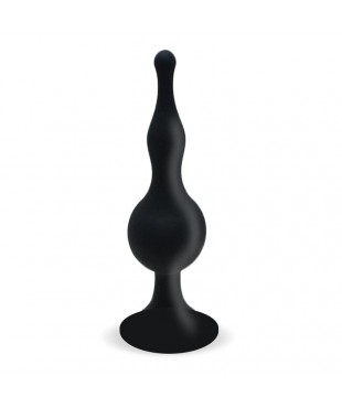 Set 3 Plugs Anal Silicona Negro Set 3 Plugs Anal Silicona Negro