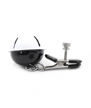 Pinzas para Pezones con Cascabeles Blanco Negro Pinzas para Pezones con Cascabeles Blanco Negro