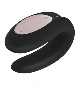 Vibrador para Parejas con APP Double Joy Negro