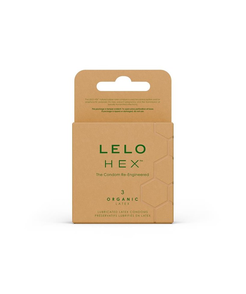 HEX Condoms Organic 3 unidades