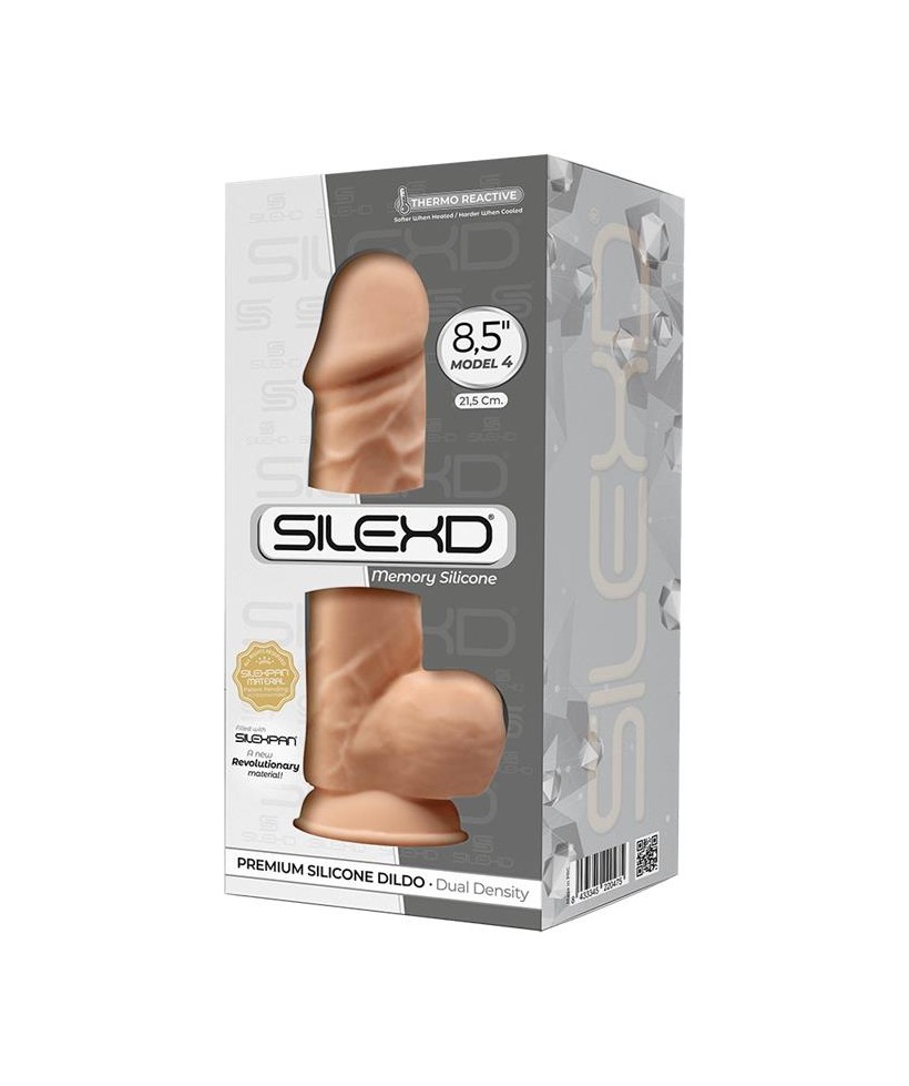 Dildo Dual Density Silicone Mod 4 85