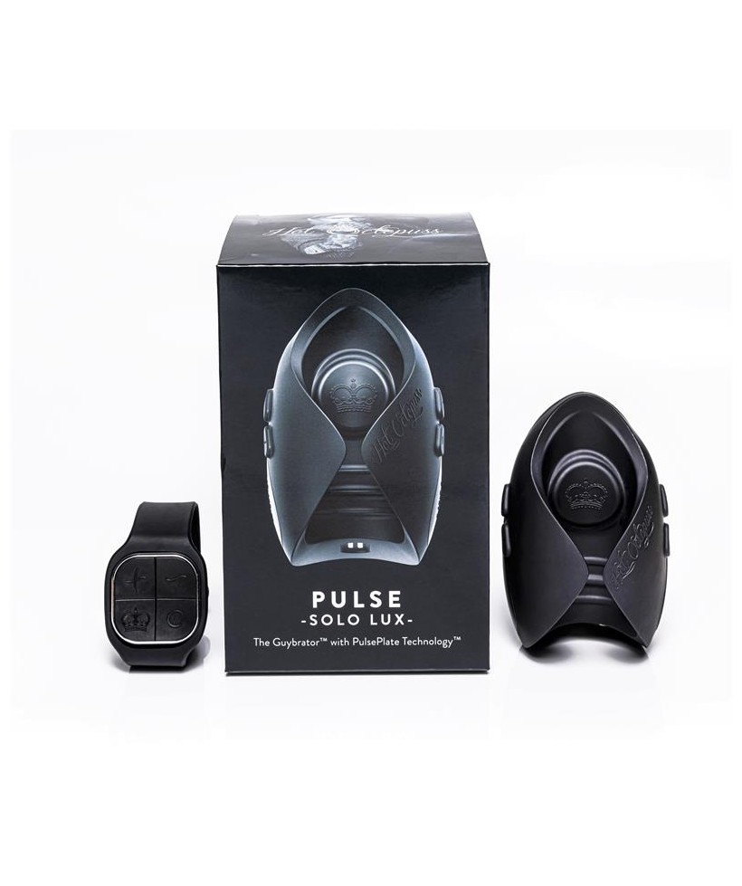 Masturbador Masculino Pulse Solo Lux Negro Masturbador Masculino Pulse Solo Lux Negro