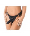 Arnes Ajustable de Cuero con 3 Anillos