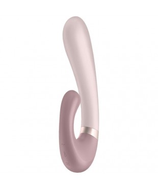 Heat Wave Vibrador con Efecto Calor Mauve con APP