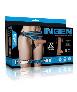 Arnes con Dildo con Vibracion 8 Arnes con Dildo con Vibracion 8