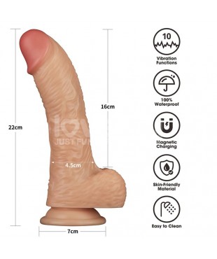 Arnes con Dildo con Vibracion 85 Arnes con Dildo con Vibracion 85